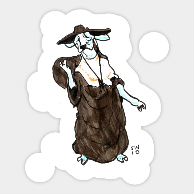 Religious Cow Sticker by CoolCharacters